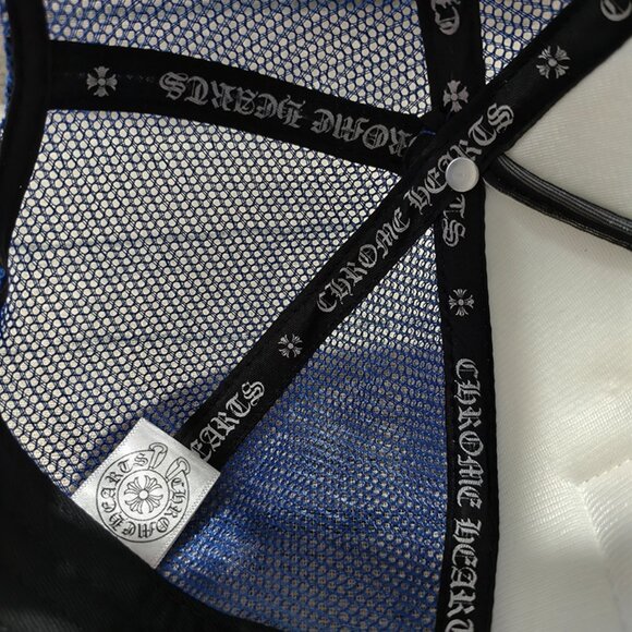 Chrome Hearts Blue Embroidered Trucker Hat - Picture 3 of 6